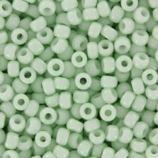Miyuki rocailles Perlen 8/0 - Opaque light mint 8-3318